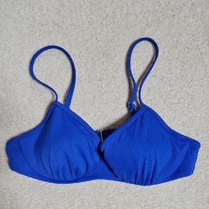 Shade & Shore Vibrant Blue Bikini Top Size 36B